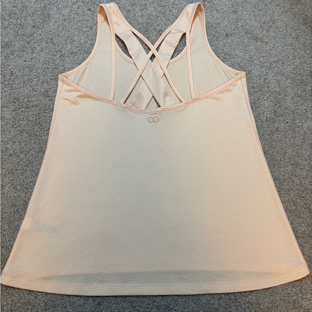 CALIA by Carrie Underwood Light Pink Strappy Tank Top - Picture 4 of 5